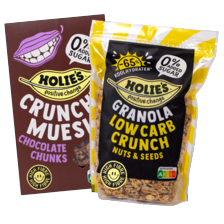 Holie's granola of crunchy muesli